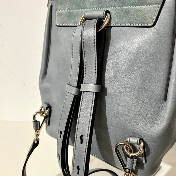 Chloe 2-Way Suede Calfskin Faye Bag - Picture 6 of 8